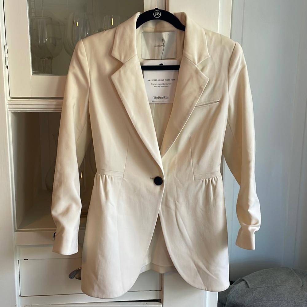 Adam Lippes cream blazer